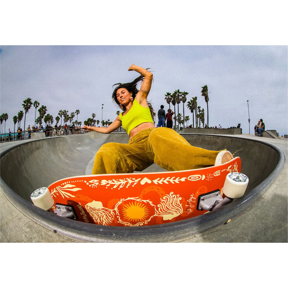 Carver Skateboards - 31" GrlSwirl Sunflower - Deck Only Skateboard Decks Carver