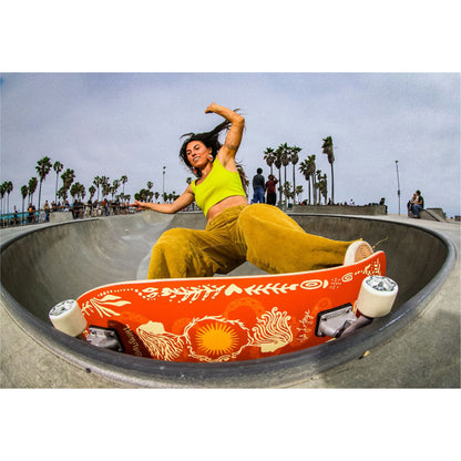 Carver Skateboards - 31" GrlSwirl Sunflower - Deck Only Skateboard Decks Carver