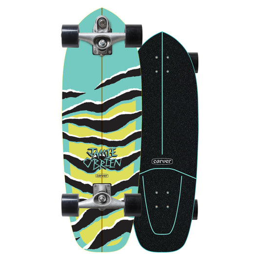 Carver 31" JOB Aqua Tiger C7 Surfskate Complete Skateboards Carver