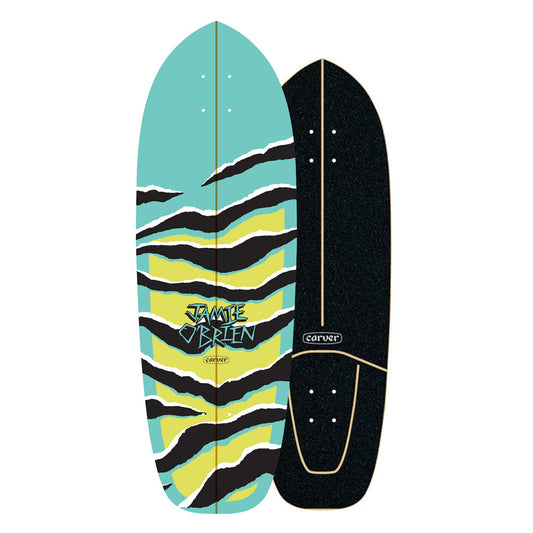 Carver 31" JOB Aqua Tiger Skateboard Deck Skateboards Carver