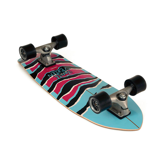 Carver 31" JOB Blue Tiger CX Surfskate Complete Skateboards Carver