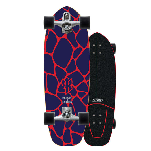 Carver 31" Kai Lenny Lava C7 Surfskate Complete Skateboards Carver