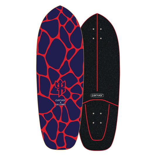 Carver 31" Kai Lenny Lava Skateboard Deck Skateboards Carver