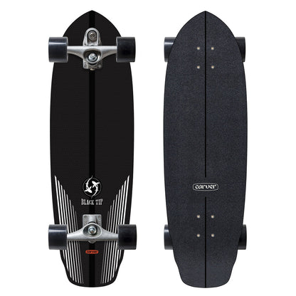 Carver Skateboards 32.5" Black Tip Carbon C7 Complete Skateboards Carver