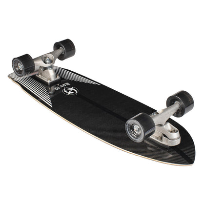 Carver Skateboards 32.5" Black Tip Carbon C7 Complete Skateboards Carver