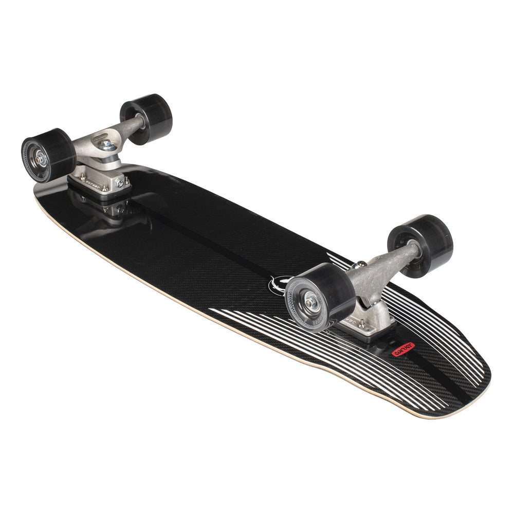 Carver Skateboards 32.5" Black Tip Carbon C7 Complete Skateboards Carver