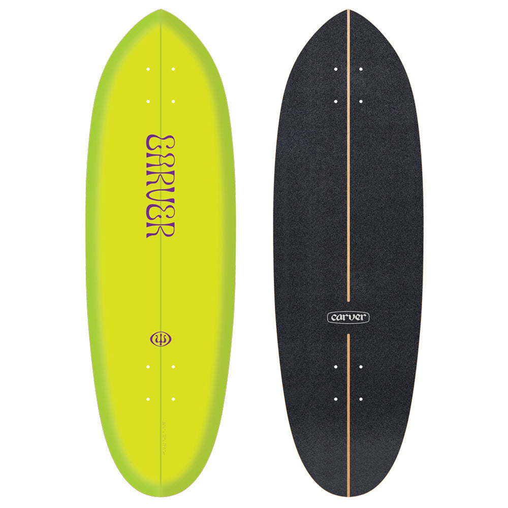 Carver Skateboards - 32.5" Electric Acid - Deck Only Skateboard Decks Carver