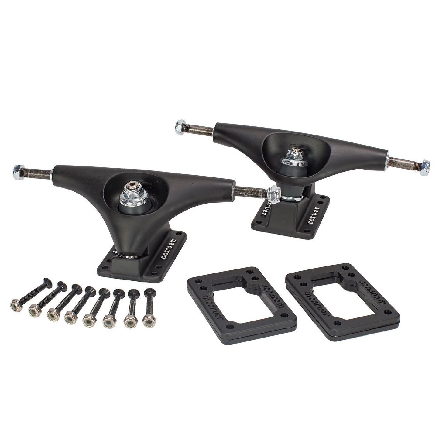 Carver Skateboards - 5.75" C5 Truck Set - Coal Satin Skateboard Trucks Carver