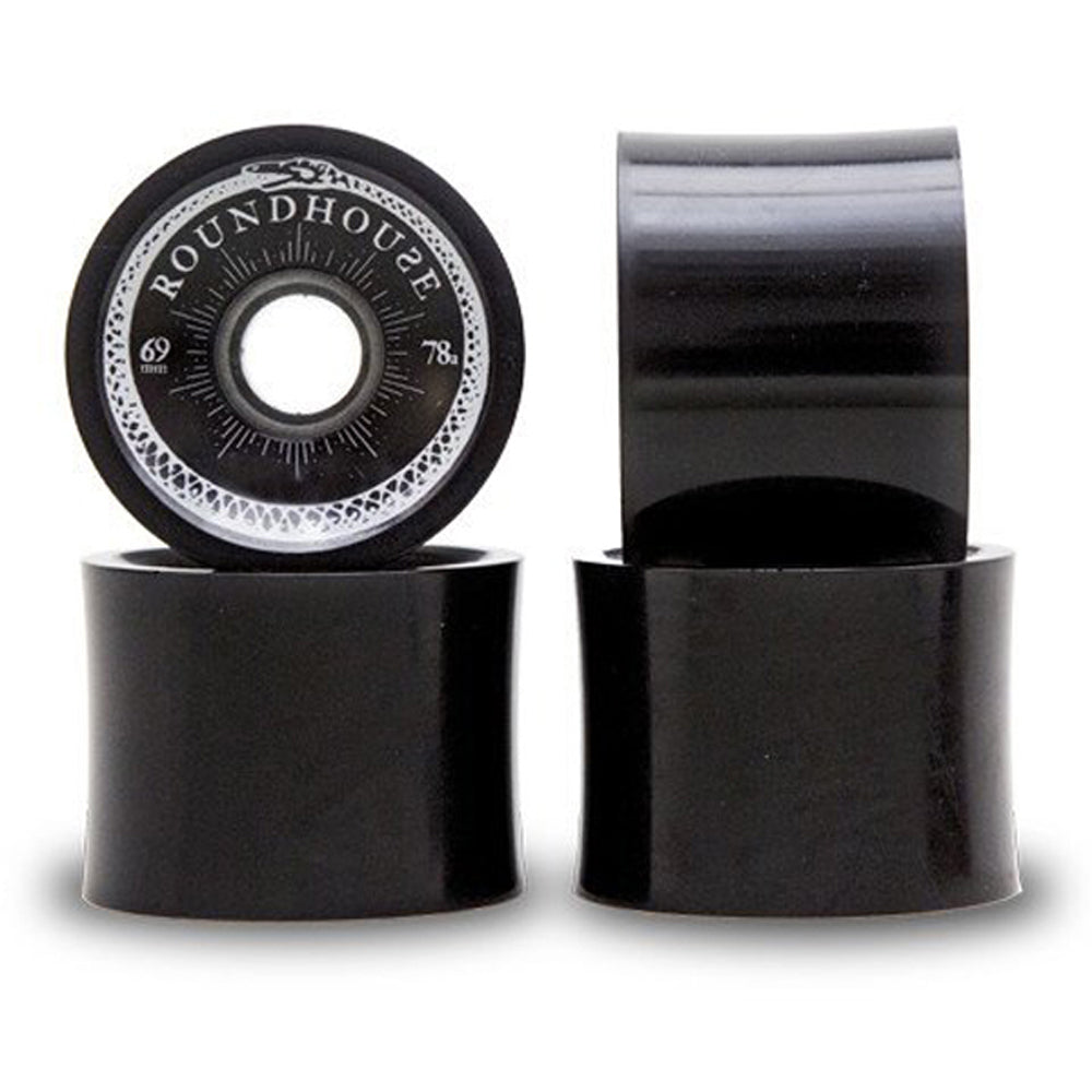 Carver Skateboards - Roundhouse Wheels - 69mm Concave - Smoke (78A) Skateboard Wheels Carver