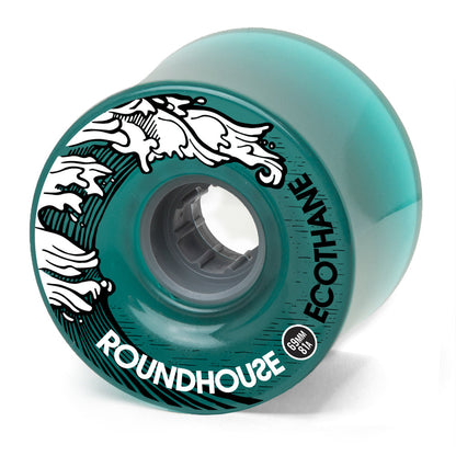 Carver Skateboards - Roundhouse Wheels - 69mm Eco Concave - Aqua (81A) Skateboard Wheels Carver