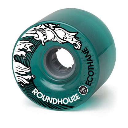 Carver Skateboards - Roundhouse Wheels - 75mm Eco Mag - Aqua (81A) Skateboard Wheels Carver