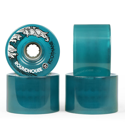 Carver Skateboards - Roundhouse Wheels - 75mm Eco Mag - Aqua (81A) Skateboard Wheels Carver