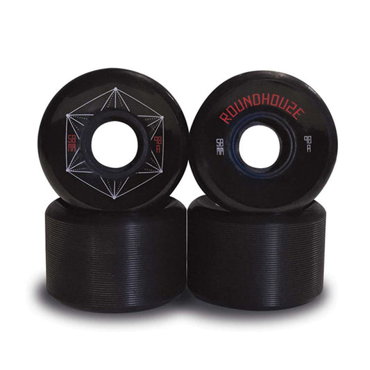 Carver Skateboards - Roundhouse Wheels - 58mm Park - Black (95A)