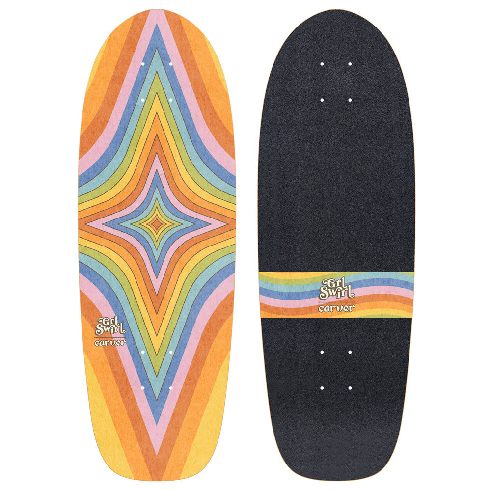 Carver Skateboards - 28" GrlSwirl Daydream - Deck Only Skateboard Decks Carver