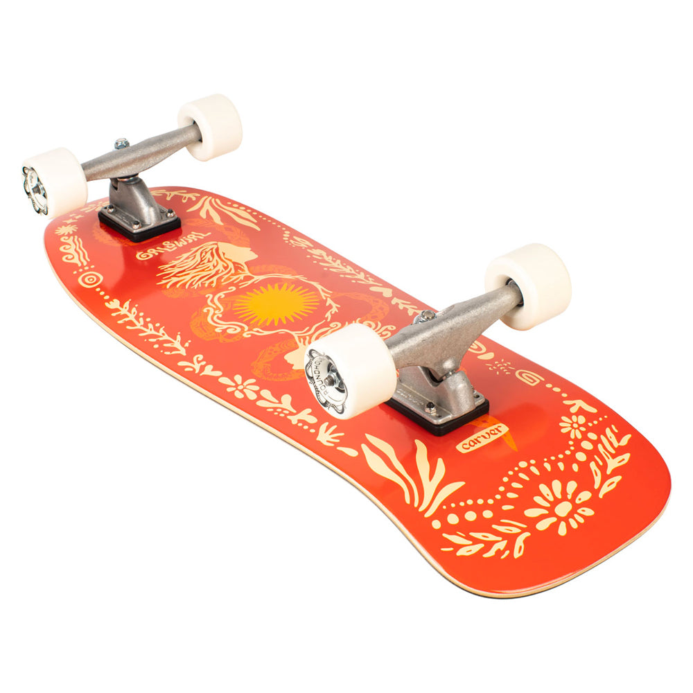 Carver Skateboards - 31" GrlSwirl Sunflower - Deck Only Skateboard Decks Carver