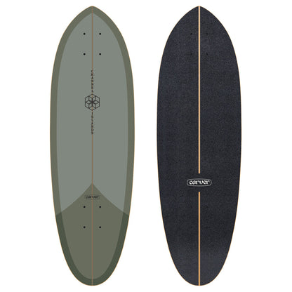 Carver Skateboards - 32.5" CI Mid Sage - Deck Only Skateboard Decks Carver