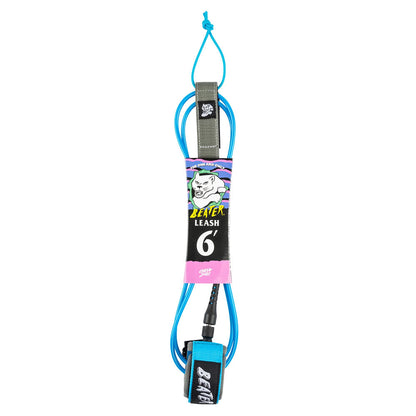 Catch Surf - Beater 6' Leash - Light Blue & Grey