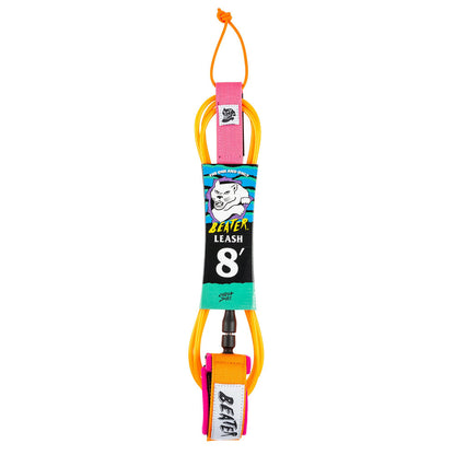 Catch Surf - Beater 8' Leash - Orange & Pink