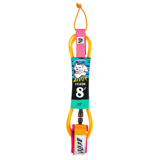 Catch Surf - Beater 8' Leash - Orange & Pink