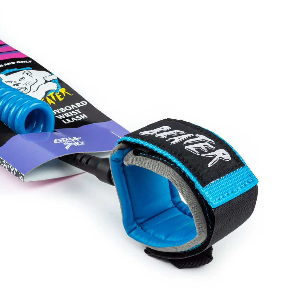 Catch Surf - Beater Bodyboard Leash - Light Blue & Grey Surfboard Leashes Catch Surf