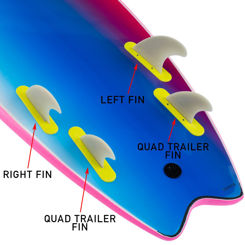 Catch Surf - Replacement Hi-Perf Fin Surfboard Fins Catch Surf Trailer