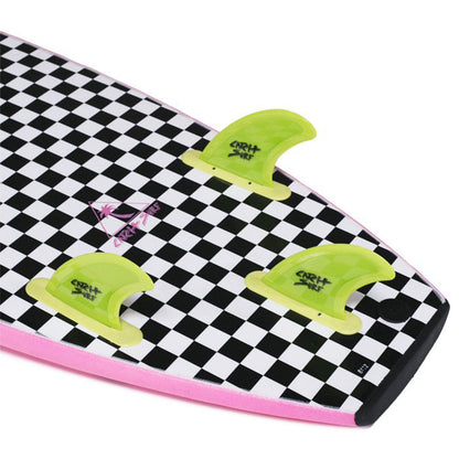 Catch Surf - Safety Edge Tri Fin Kit - Lime