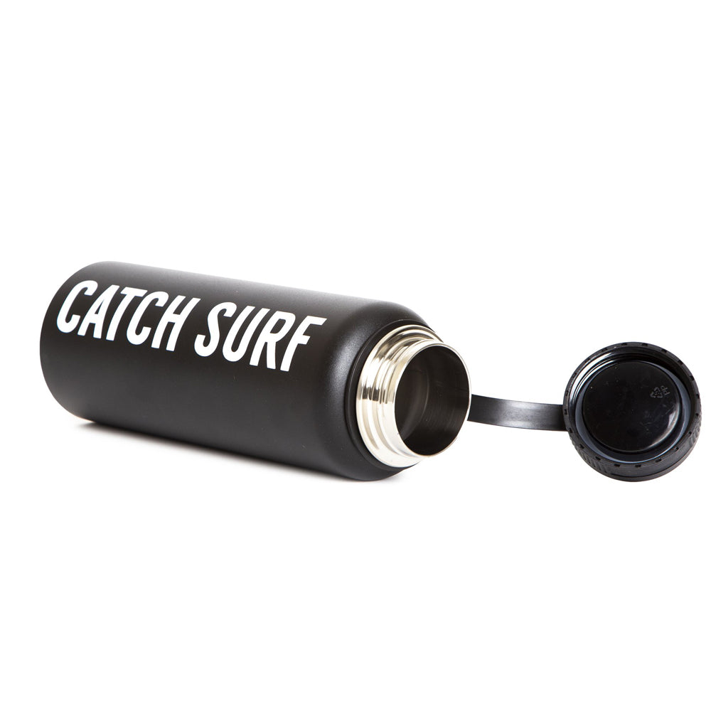 Catch Surf - Block Logo Flask - Black Surf Accessories Catch Surf