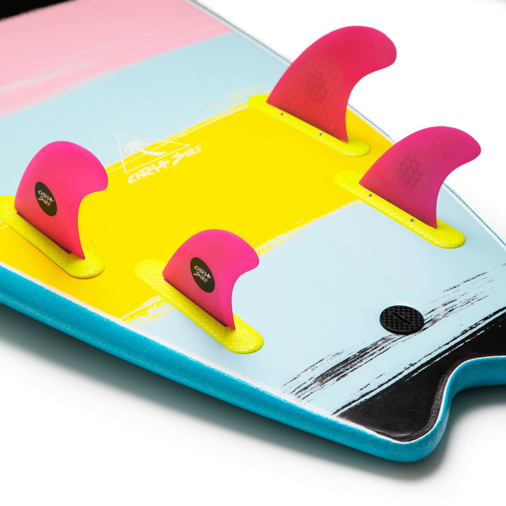 Catch Surf - Ultra Hi-Perf Quad Fin Kit - Pink Surfboard Fins Catch Surf