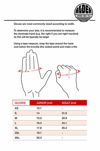 Alder 2mm Paddle Glove