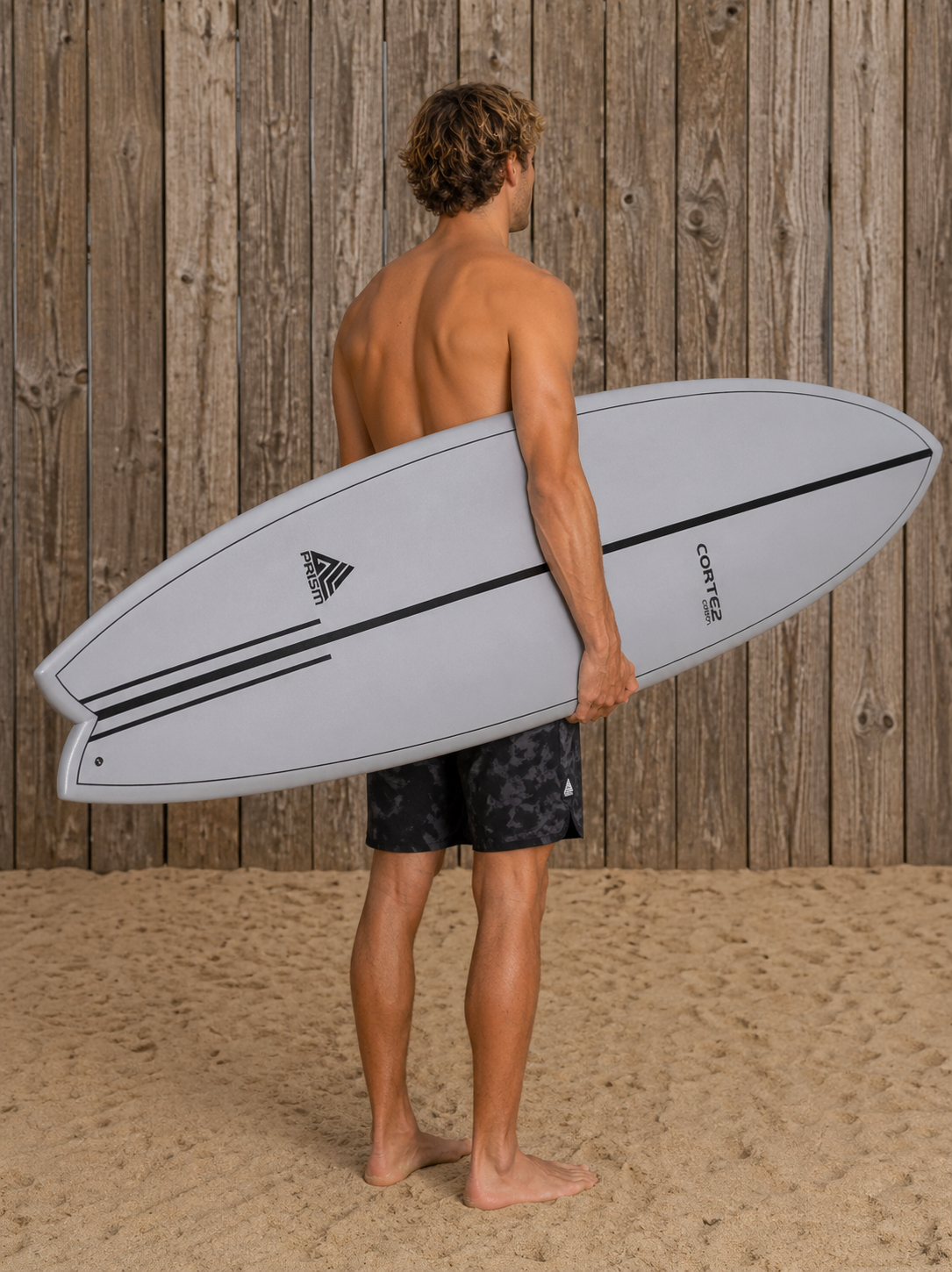 Cortez Prism Cubin Surfboard Grey 7'0" Fish Cortez