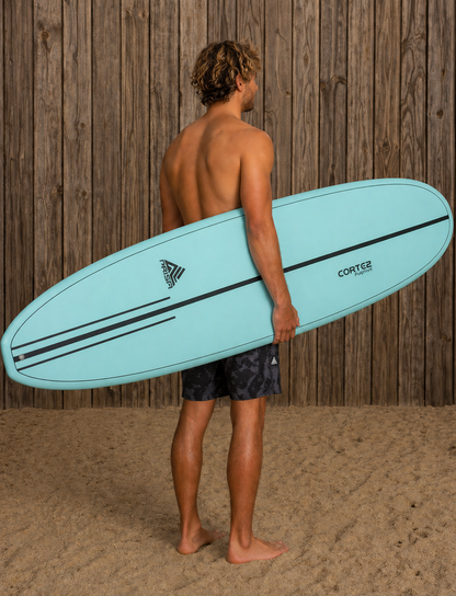 Cortez Fugitive Mini Mal Surfboard Blue 8'0" Mini Mal Cortez