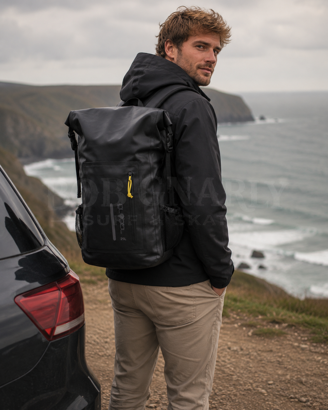 Global 24/7 Roll Top Waterproof Back Pack Dry Bag Alder