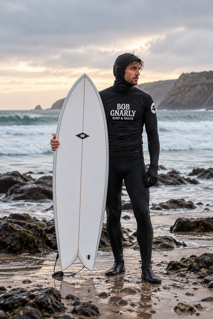 NSP Elements Double Vision Shortboard Surfboard 6'2" - White