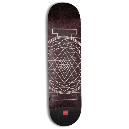 Chocolate Skateboard Deck Mandala Jordan Trahan 8.25"
