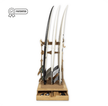 The Spirit rack 3 boards surfboard stand Vissla