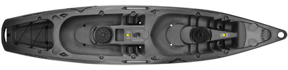 Mahee Eco Tandem Kayak | 100% Ocean Plastic | Black | Stable & Durable Sit-on-Top Kayak Fatyak Kayaks