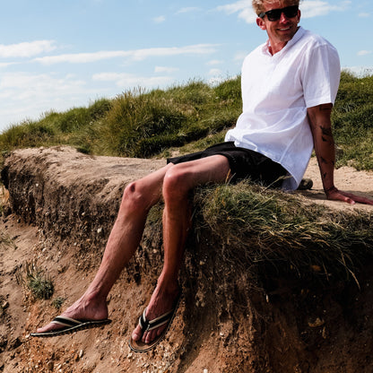 Corker - Flip-Flops - Men's - Black Corker Flip-Flops Gumbies