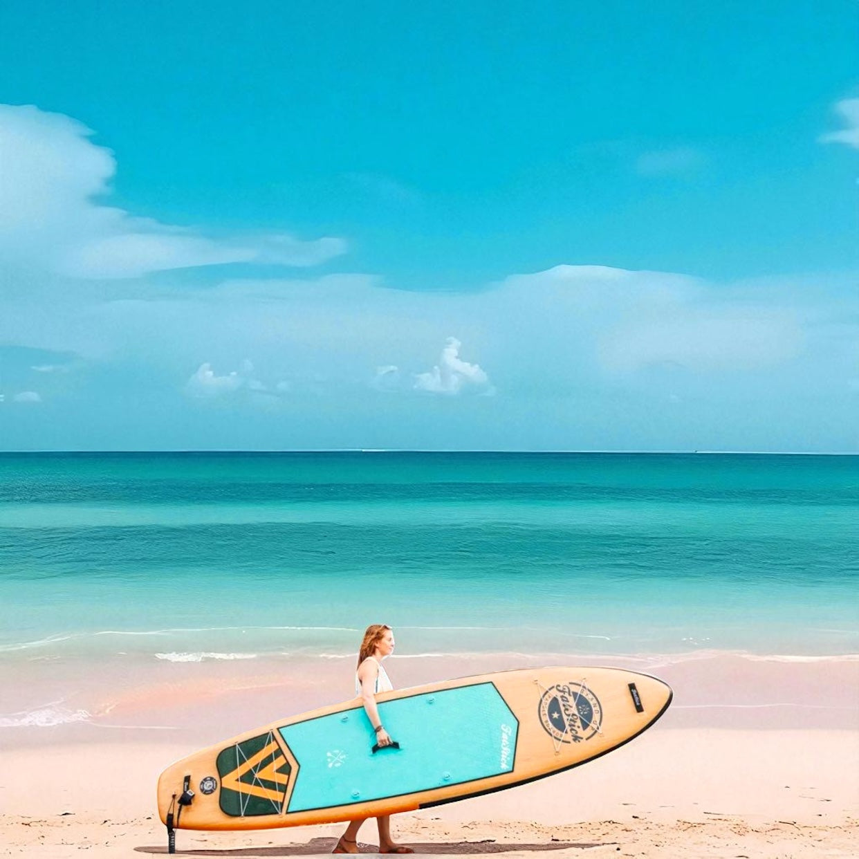 Wooden Menace 11'2 Inflatable Paddle Board | SUP With Seat SUPs FatStick Boards