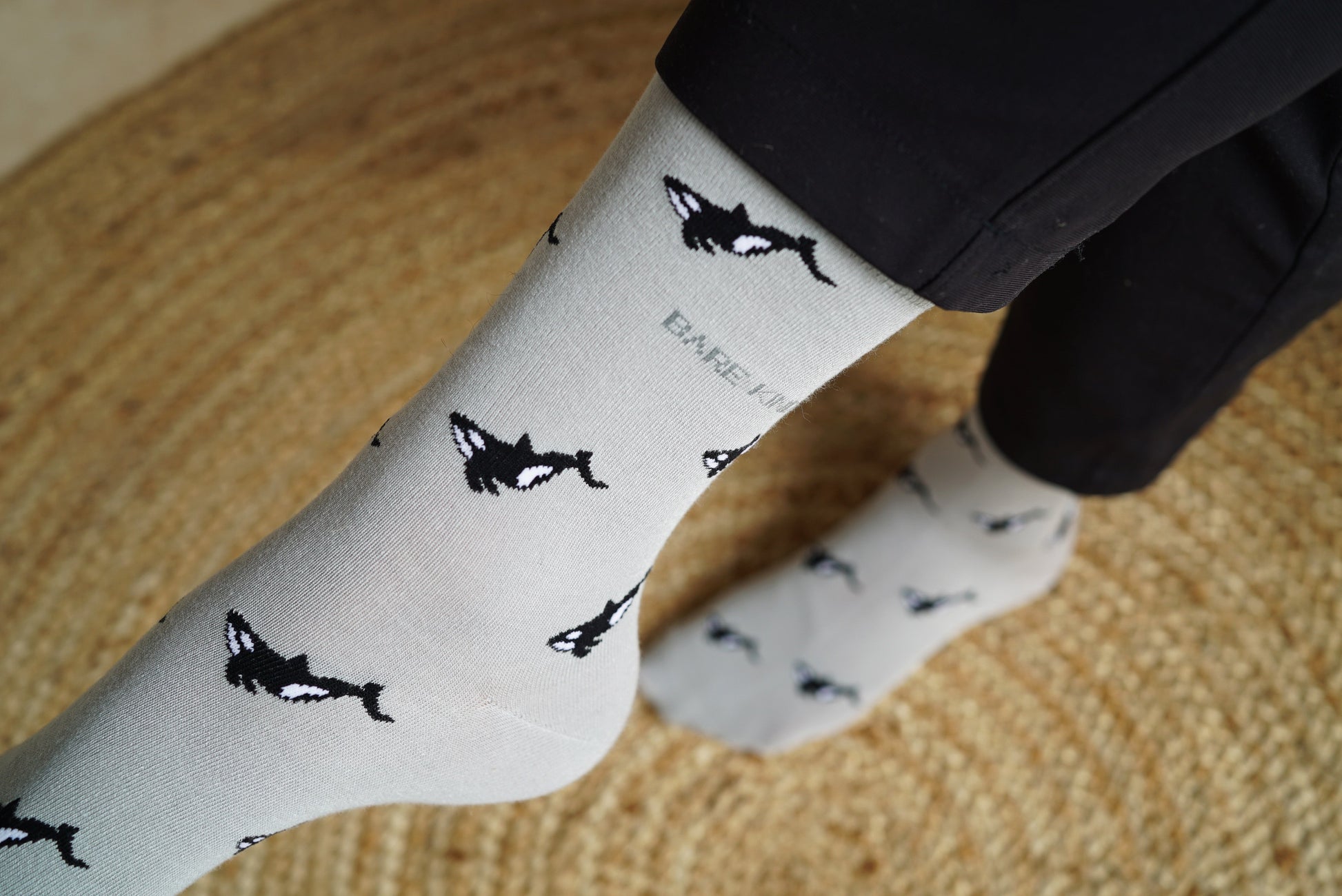 Save the Orca Small Motif Socks Socks Bare Kind