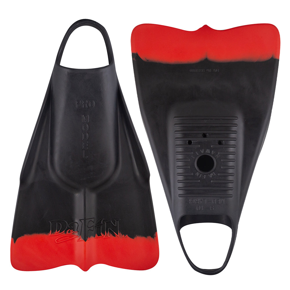 DaFin Fins - Black & Red Swimming Fins DaFin XXS - UK 13c~1