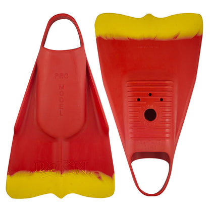 DaFin Fins - Red & Yellow Swimming Fins DaFin XXS - UK 13c~1