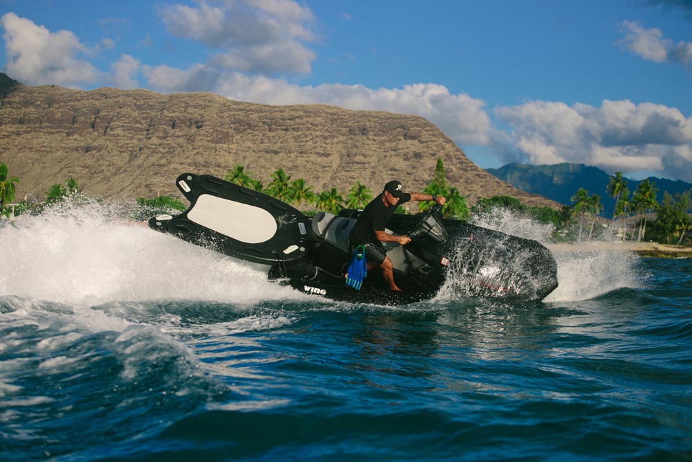 DaFin Fins - Brian Keaulana - Black Gold Swimming Fins Dafin