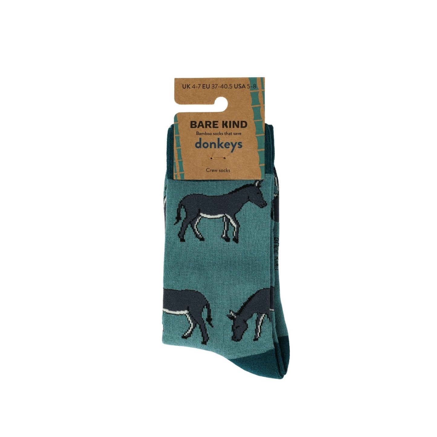 Save the Donkeys Bamboo Socks Socks Bare Kind
