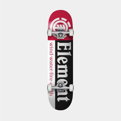 Element Complete Skateboard Kit 7.75" Section Black Red Street Element