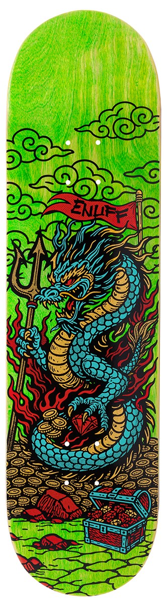 Enuff Yokai Dragon Designer Skateboard Deck 8" x 32" skateboard Enuff Skateboards