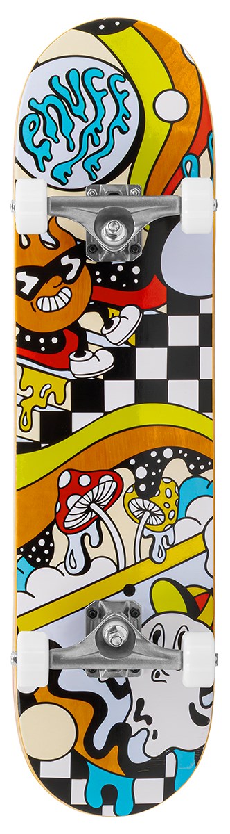 Enuff Meltworld Confused Complete Skateboard 7.25" x 29.5" skateboard Enuff Skateboards