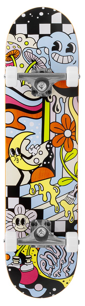 Enuff Meltworld Dazed Complete Skateboard 7.75" x 31.5" skateboard Enuff Skateboards