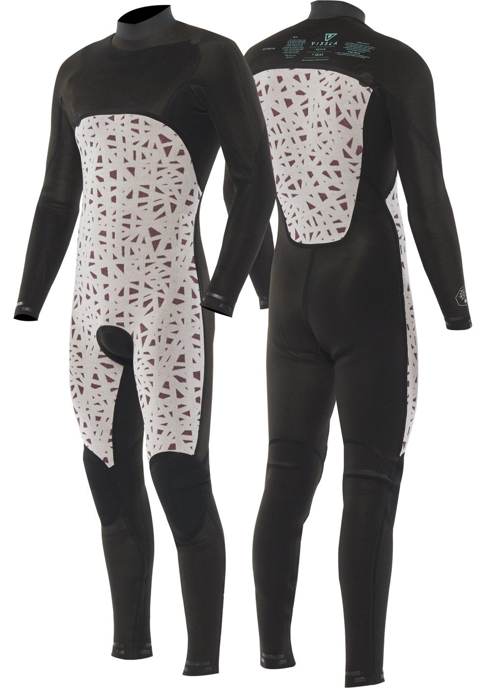 Vissla 7 Seas 4-3 Raditude Full Chest Zip 7 seas wetsuit Vissla