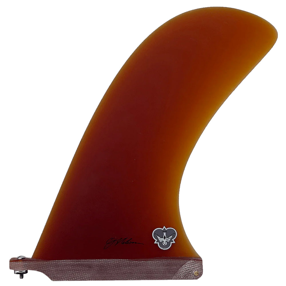 Flying Diamonds - CJ Nelson - Cali Pivot - Amber Single Fin Flying Diamonds Amber 10"