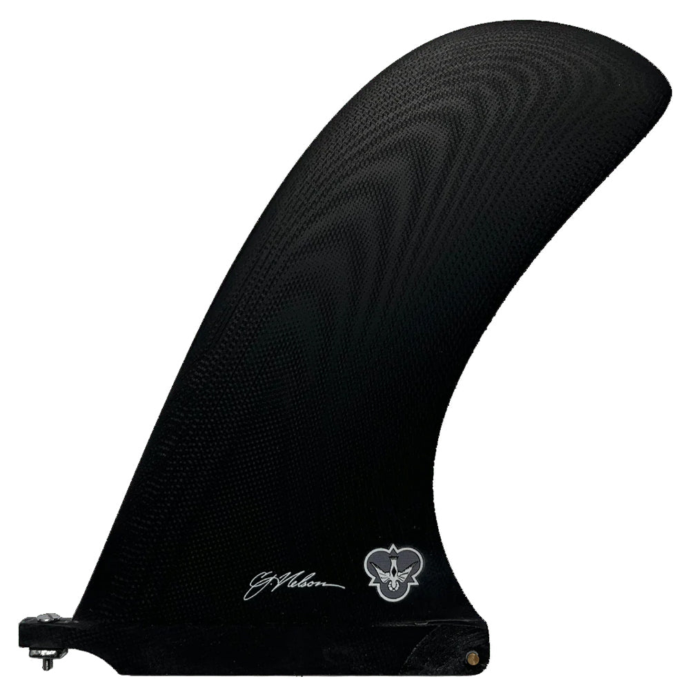 Flying Diamonds - CJ Nelson - Cali Pivot - Black Single Fin Flying Diamonds Black 10"